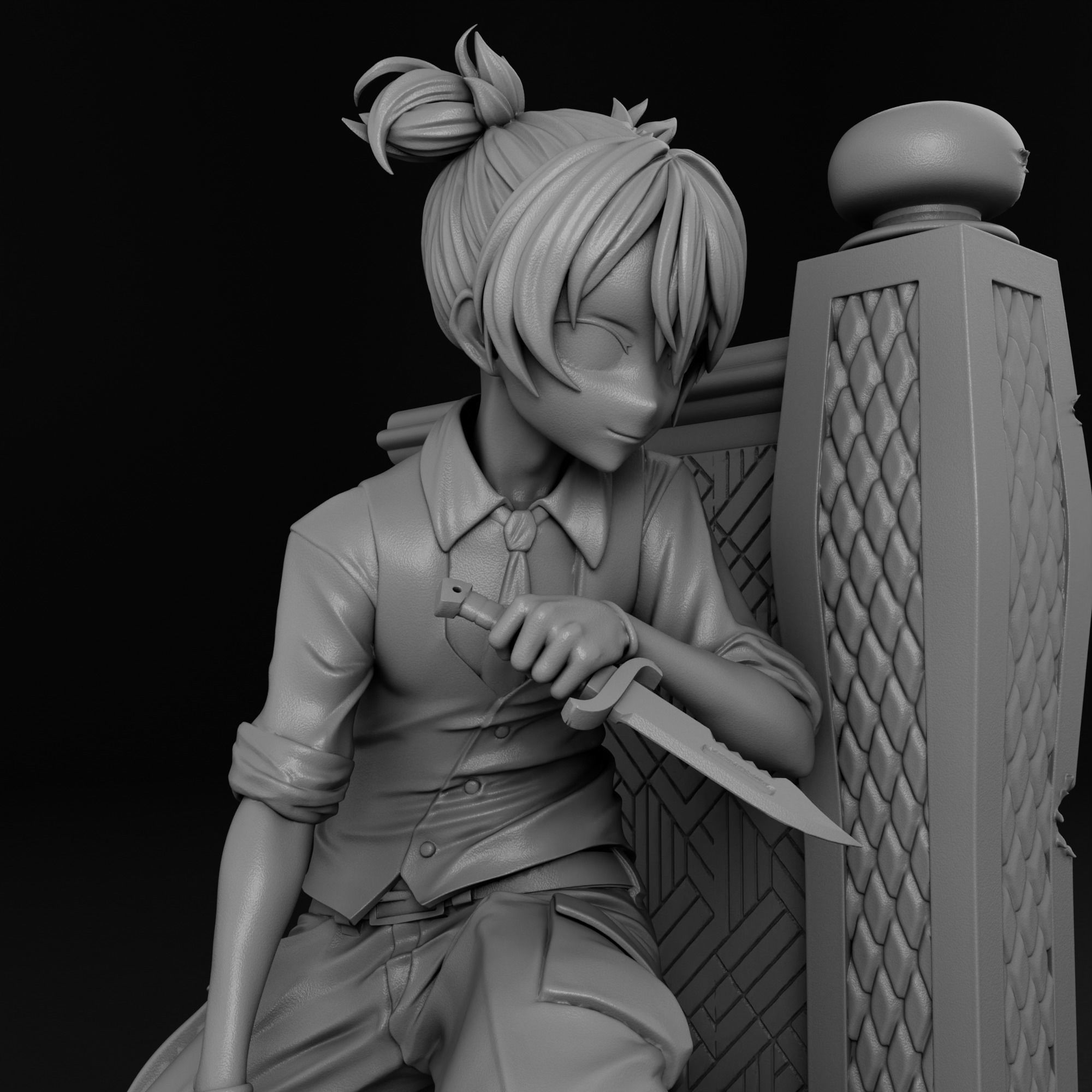 Nagisa Shiota - Assassination Classroom 3D print model_7