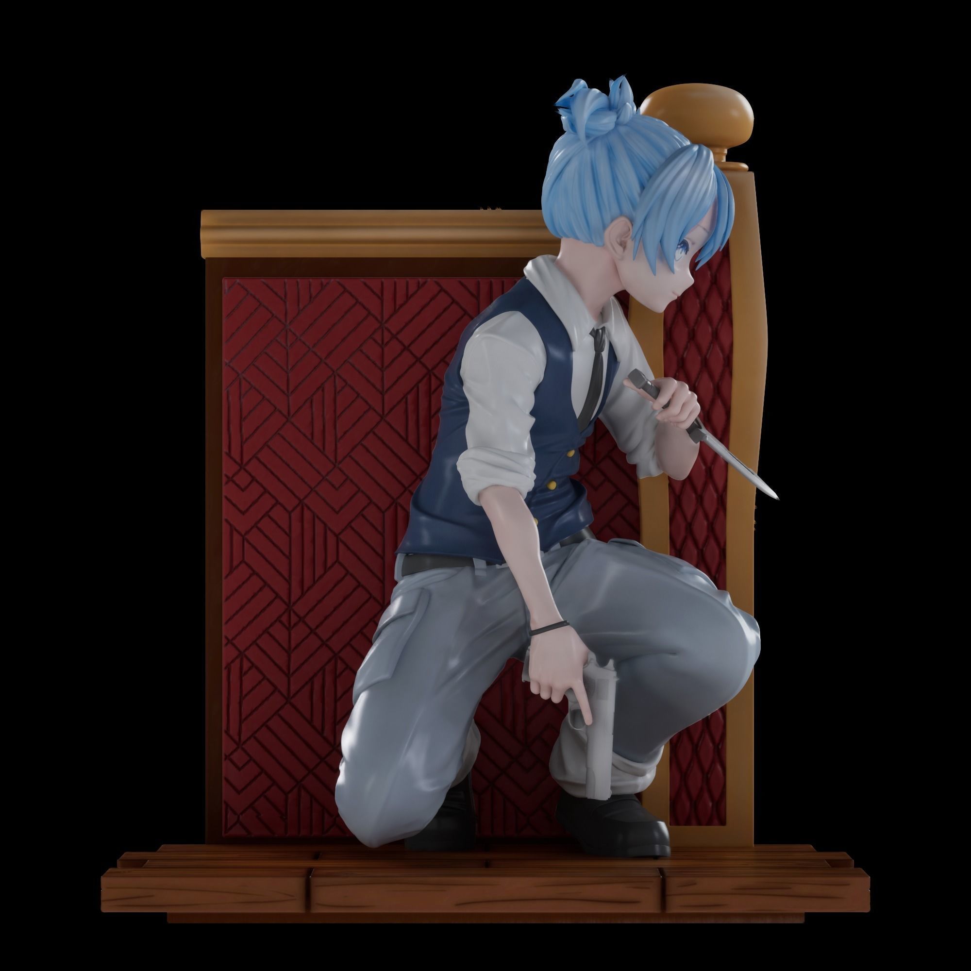 Nagisa Shiota - Assassination Classroom 3D print model_1