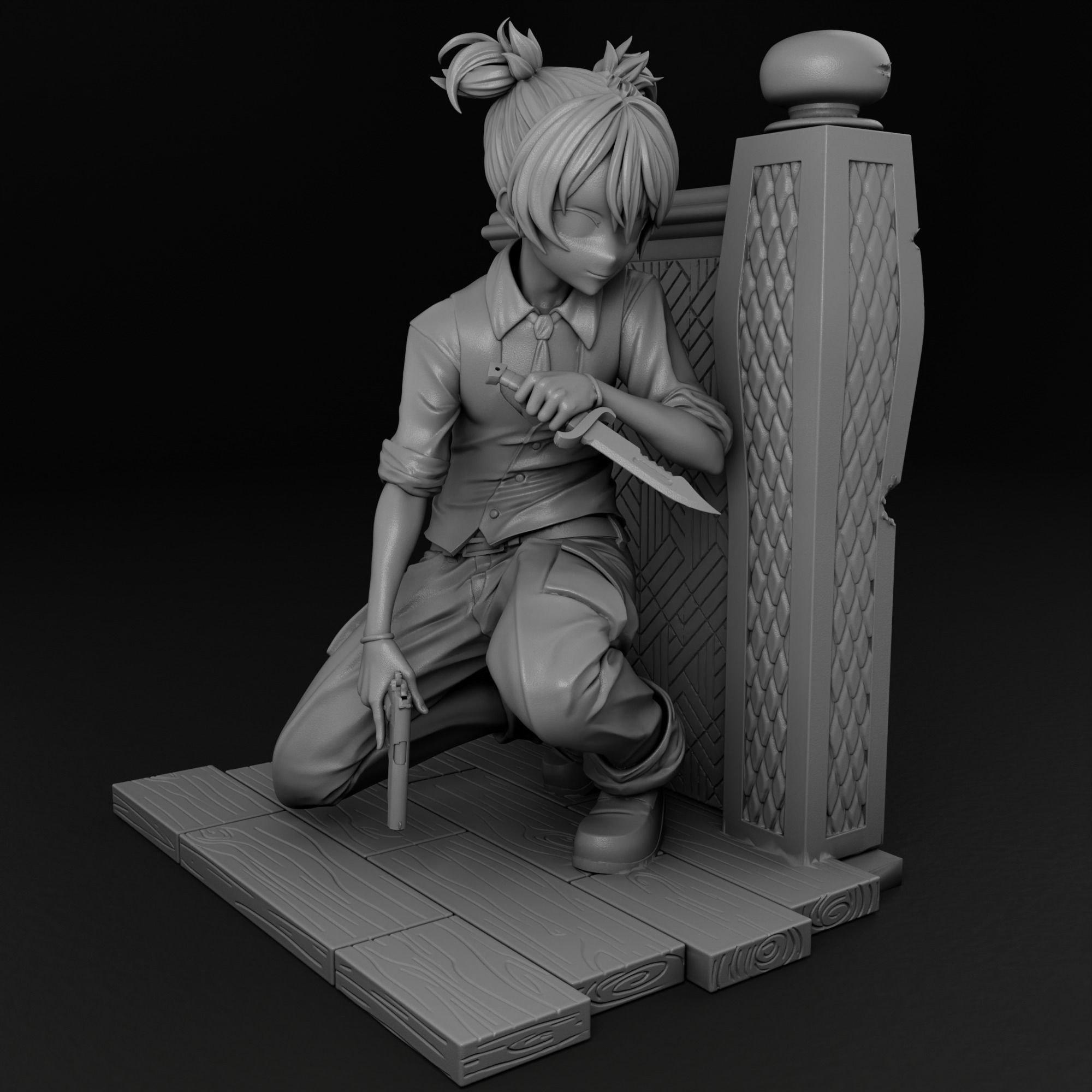 Nagisa Shiota - Assassination Classroom 3D print model_3
