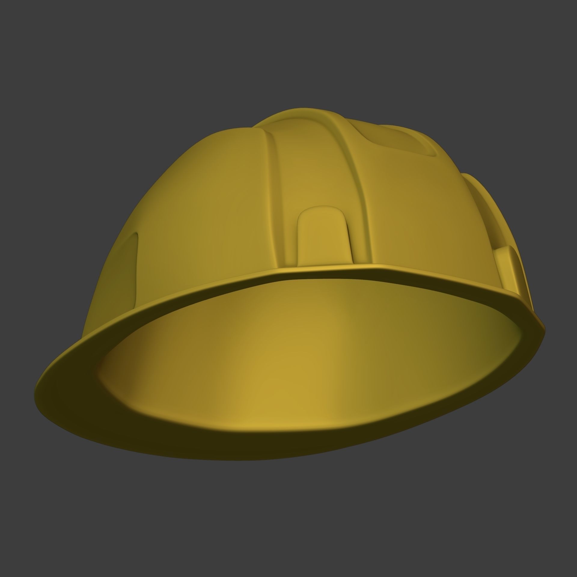 Construction Working - Mining Hat - Helmet Low-poly 3D model_14