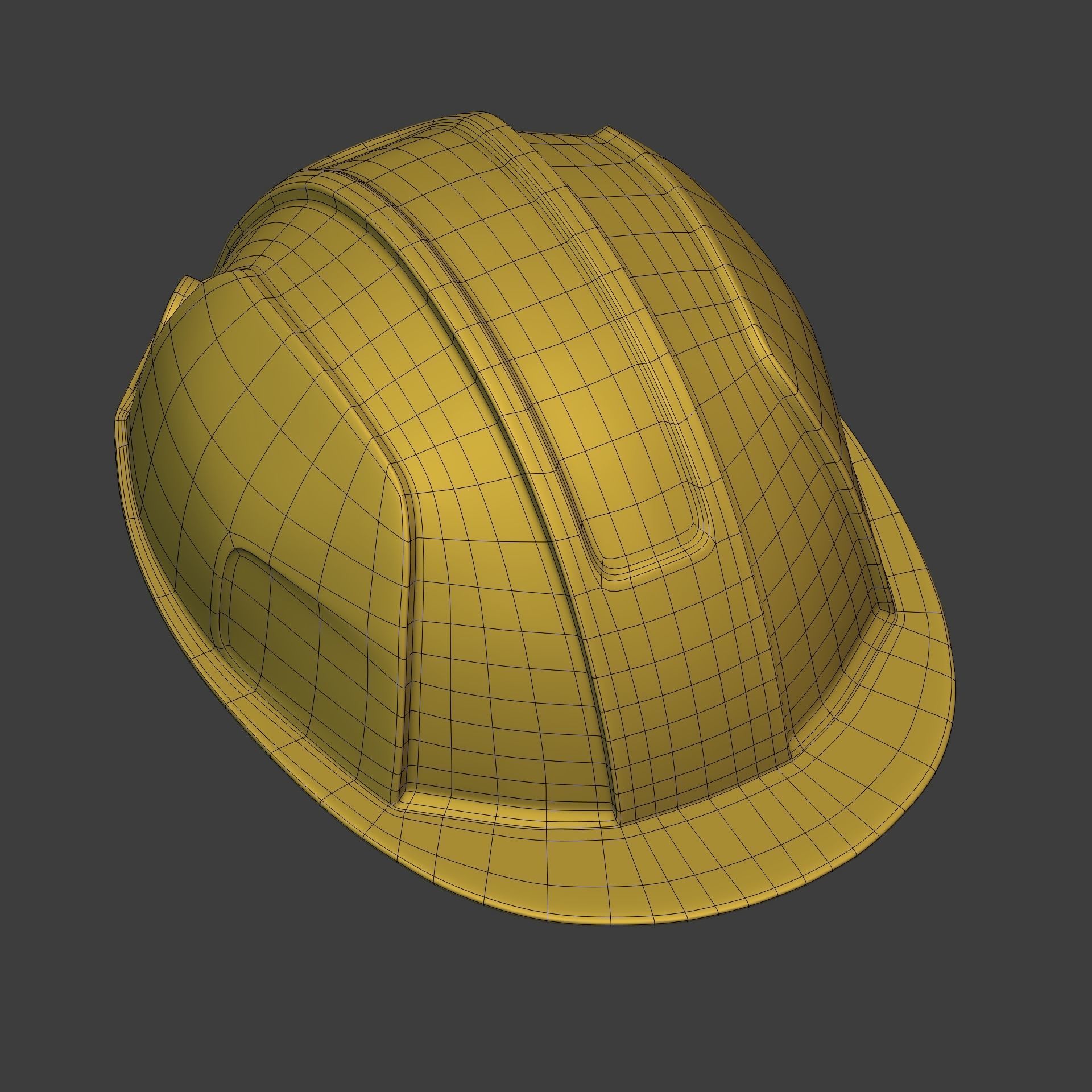 Construction Working - Mining Hat - Helmet Low-poly 3D model_13