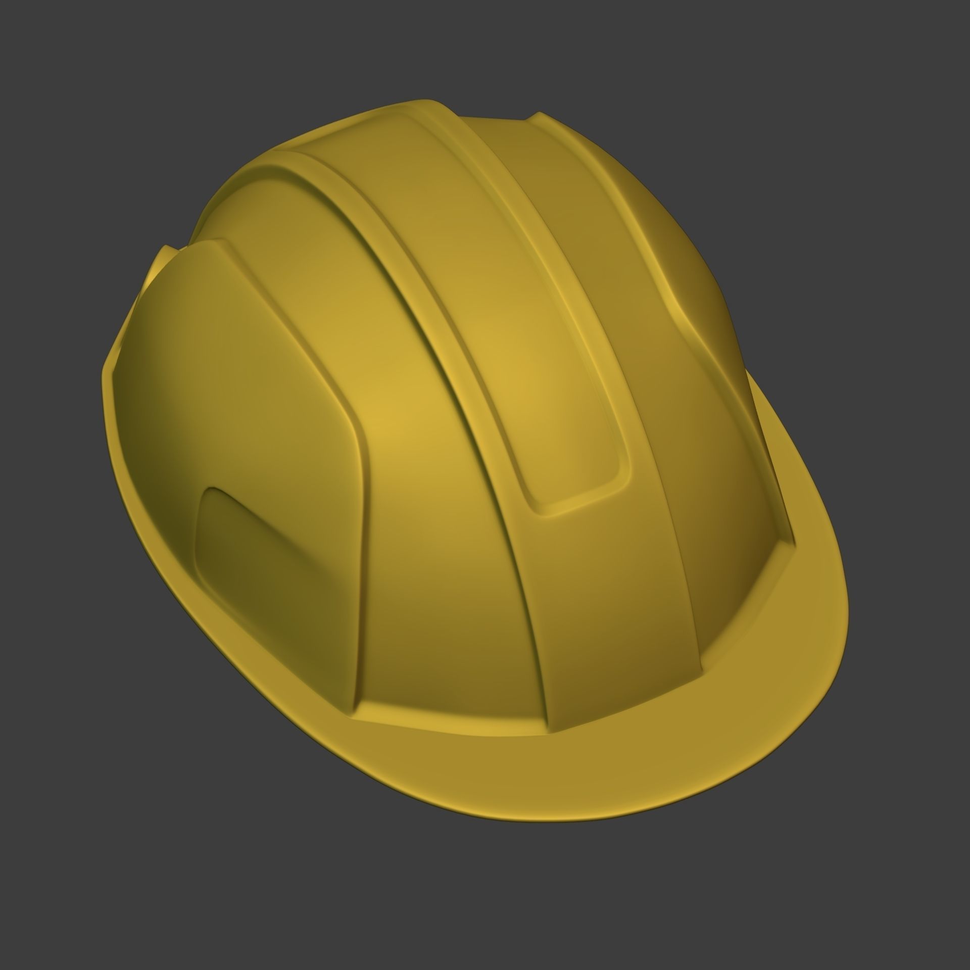 Construction Working - Mining Hat - Helmet Low-poly 3D model_12