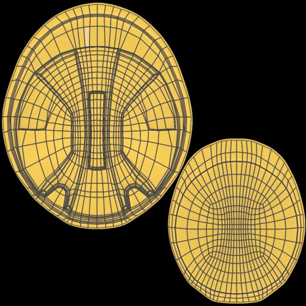 Construction Working - Mining Hat - Helmet Low-poly 3D model_3