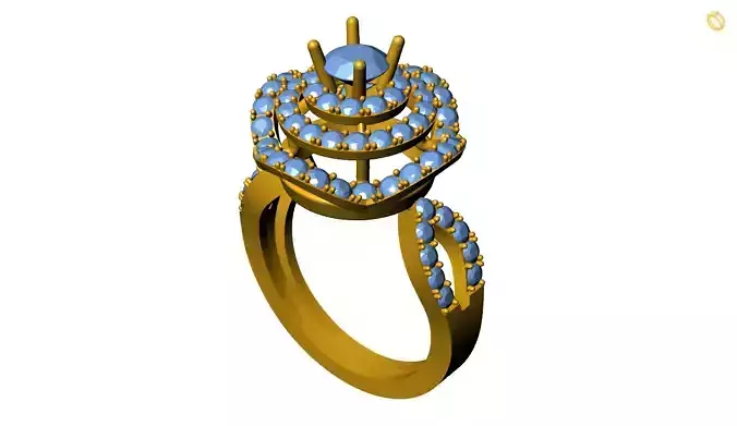 Girl Ring 3D print model