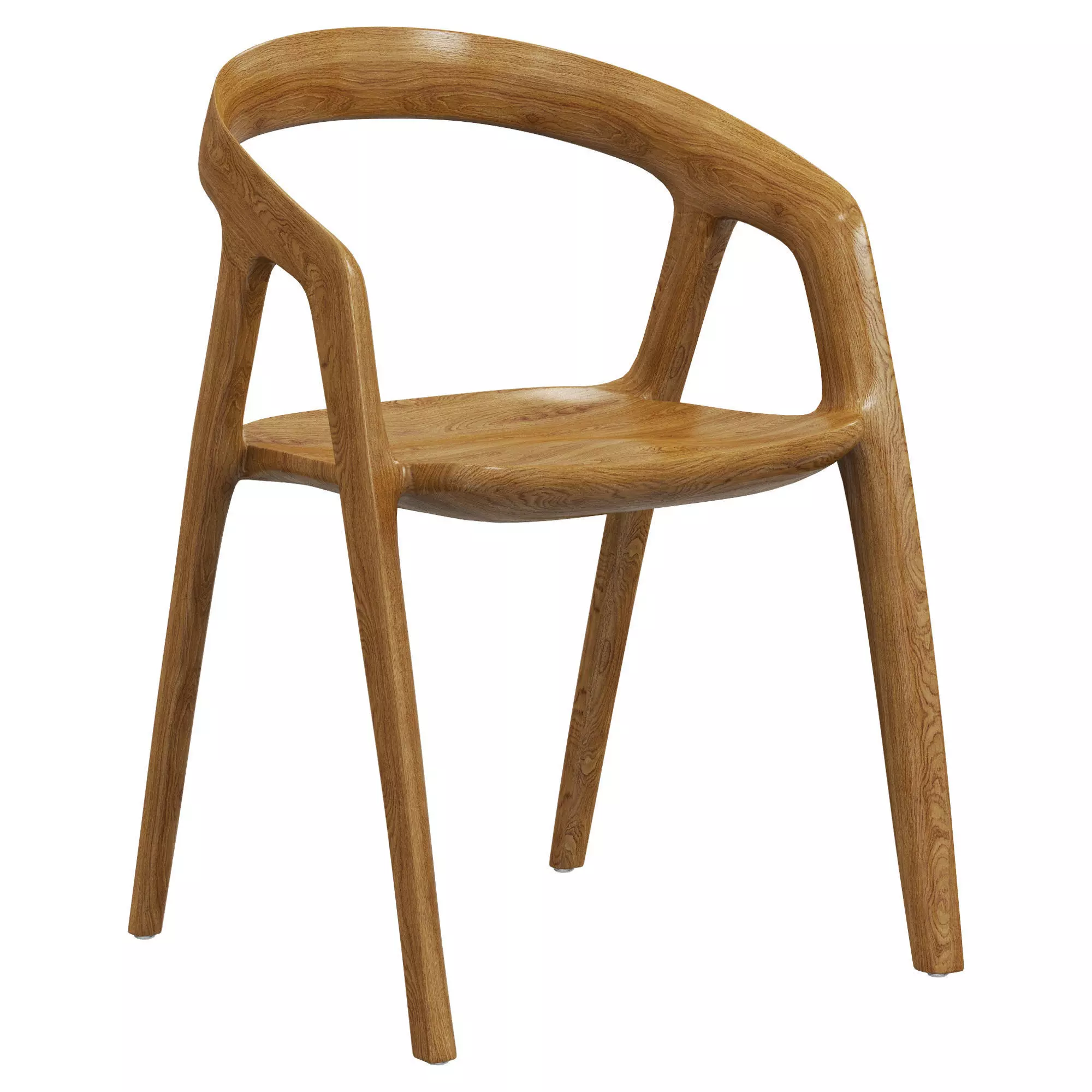 Restoration Hardware Luka Dining Armchair 3D model