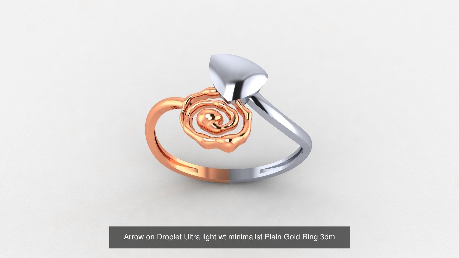 24 Arrow Ring Pendant Bracelet 3dm stl renders 3D Model Collection_25