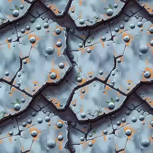 Stylized Metal Seamless Texture