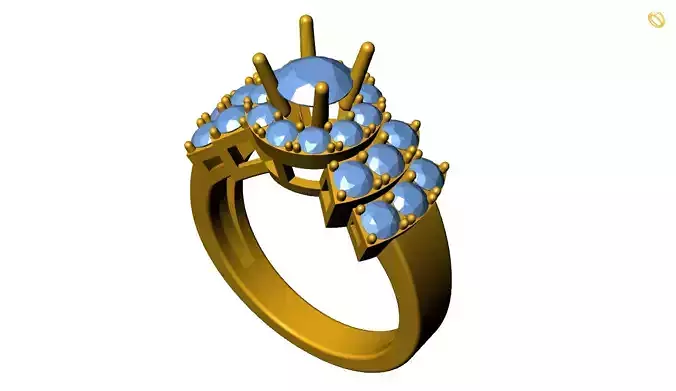 Girl Ring 3D print model