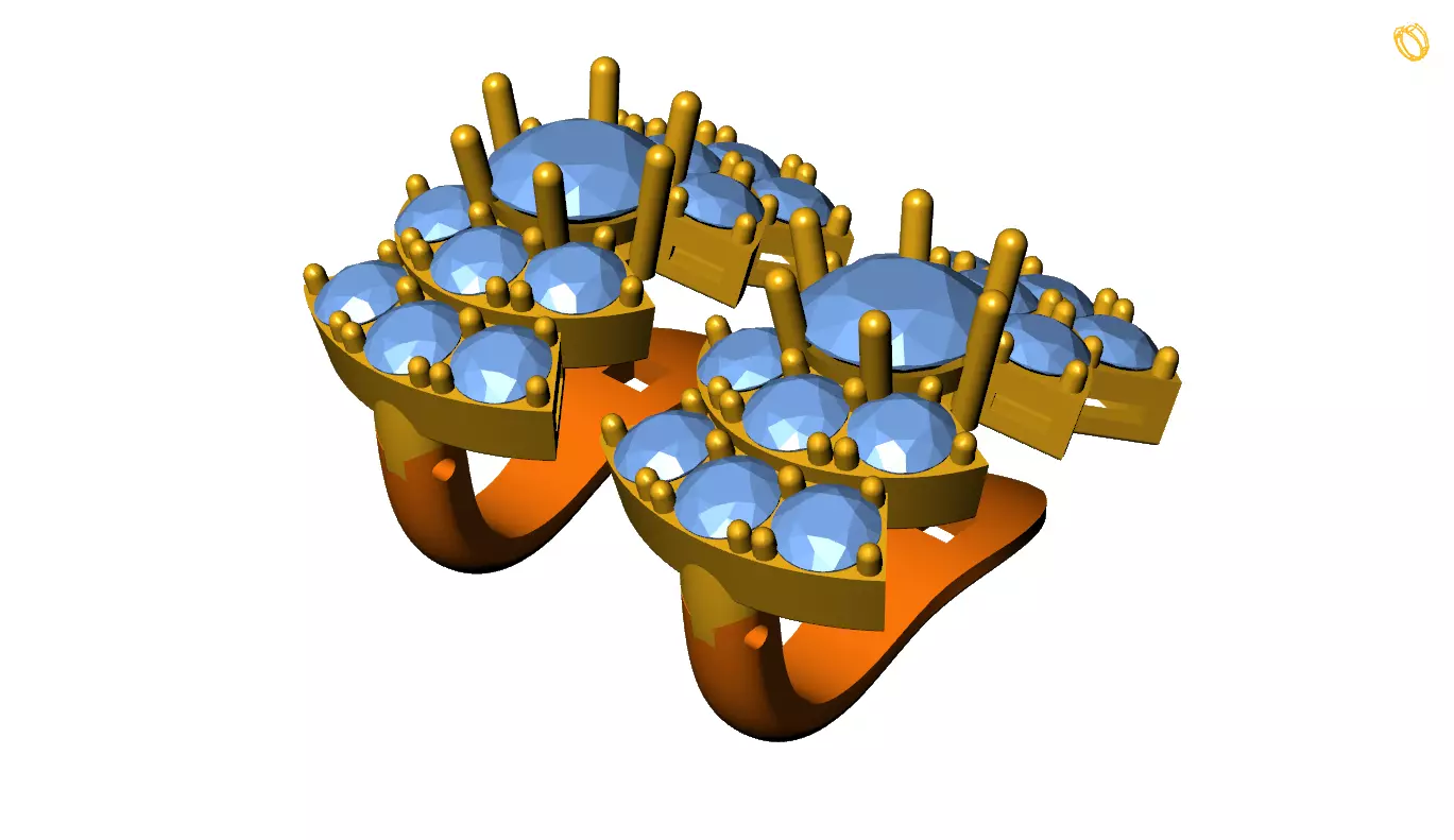 Earring 3D print model_0