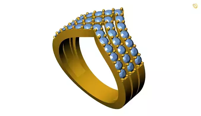 Girl Ring 3D print model