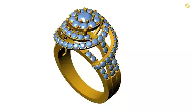 Girl Ring 3D print model