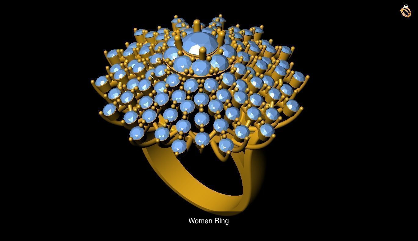 Girl Rings 3D Model Collection_62