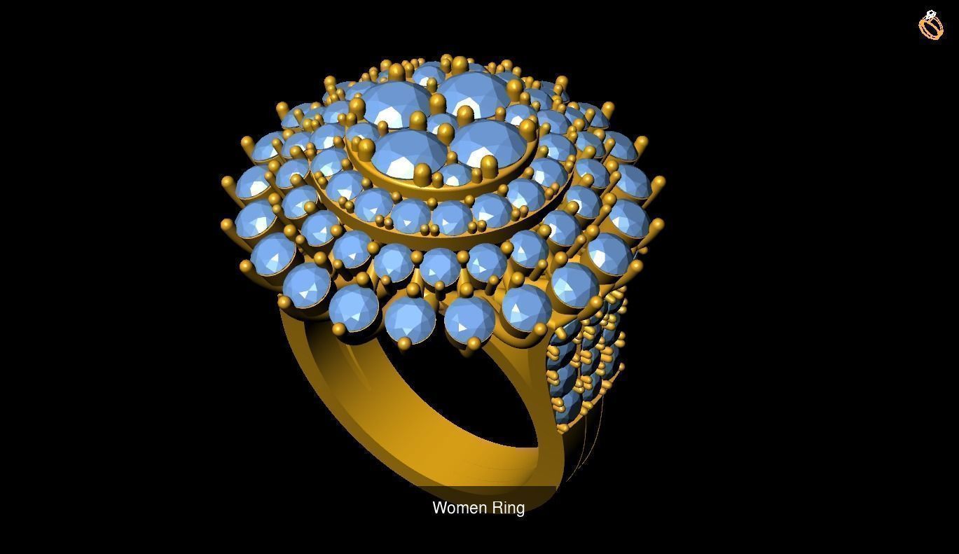 Girl Rings 3D Model Collection_83