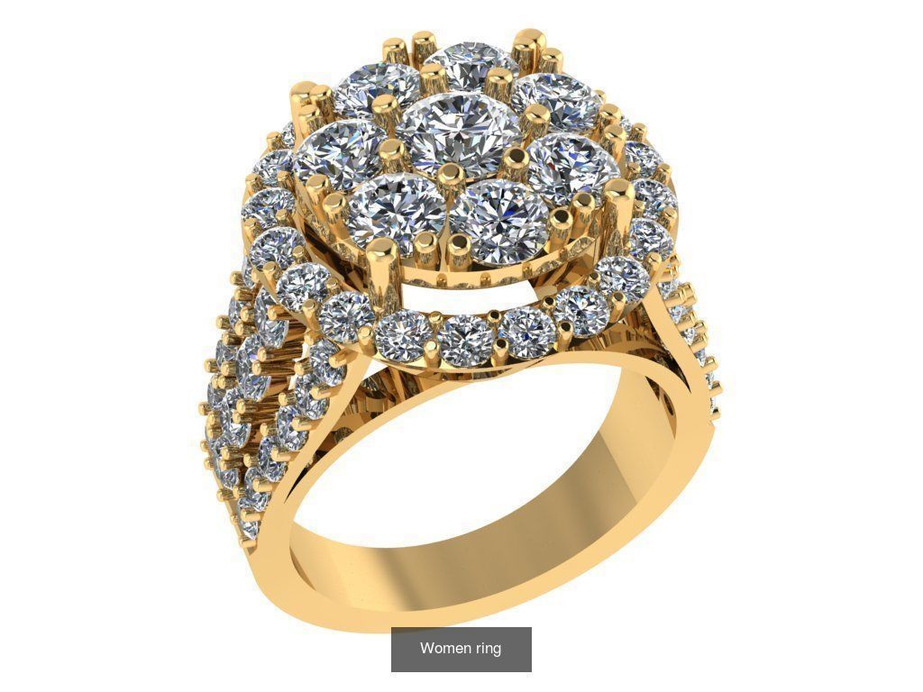 Girl Rings 3D Model Collection_36