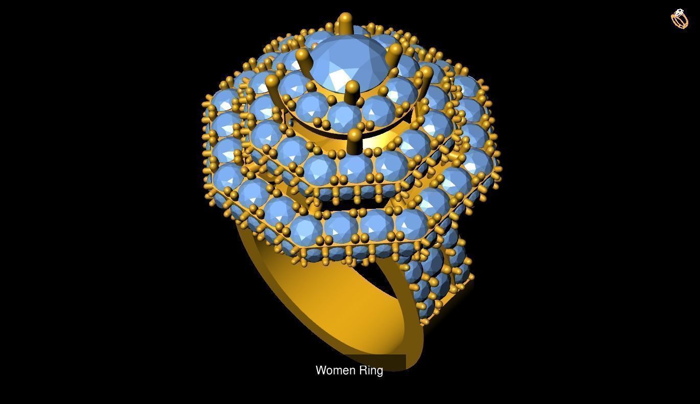 Girl Rings 3D Model Collection_66