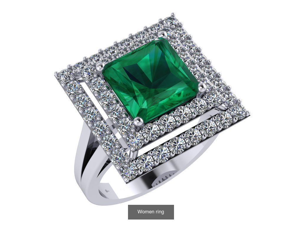 Girl Rings 3D Model Collection_35