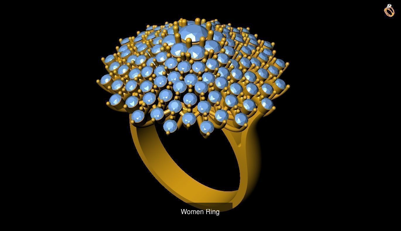 Girl Rings 3D Model Collection_55