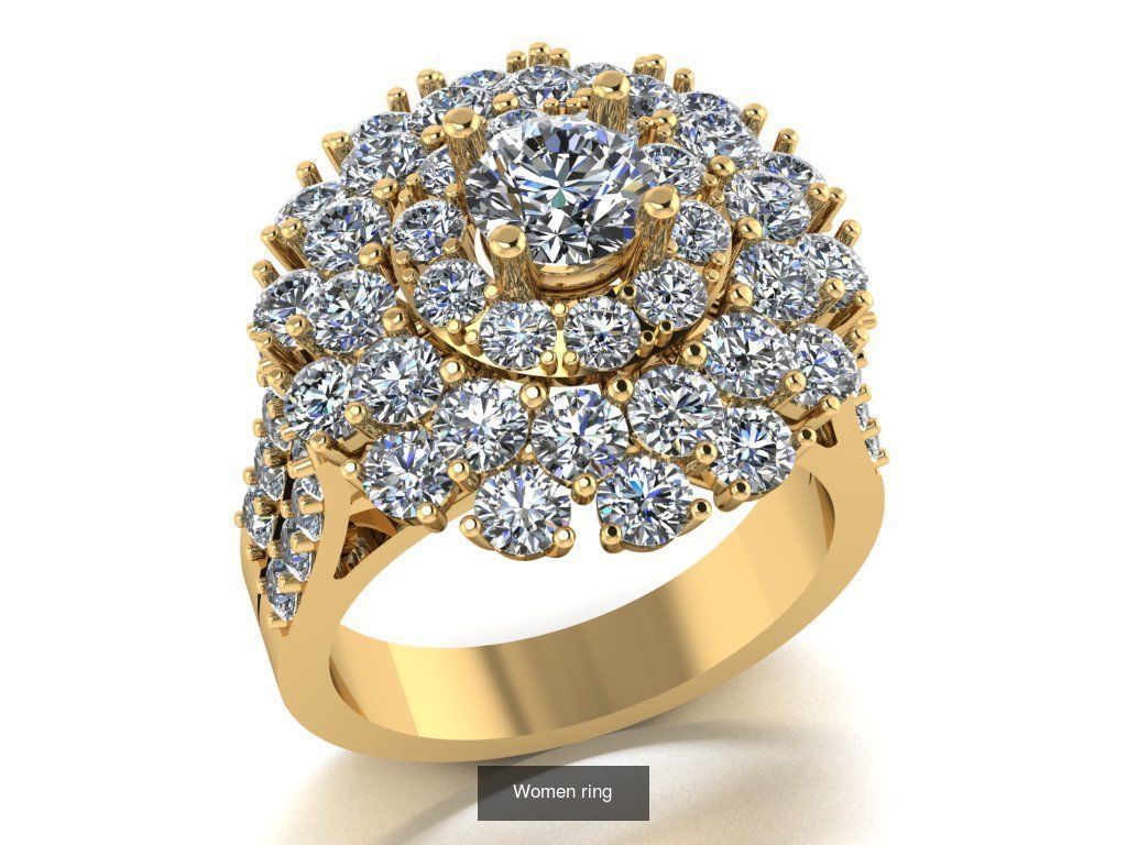 Girl Rings 3D Model Collection_37