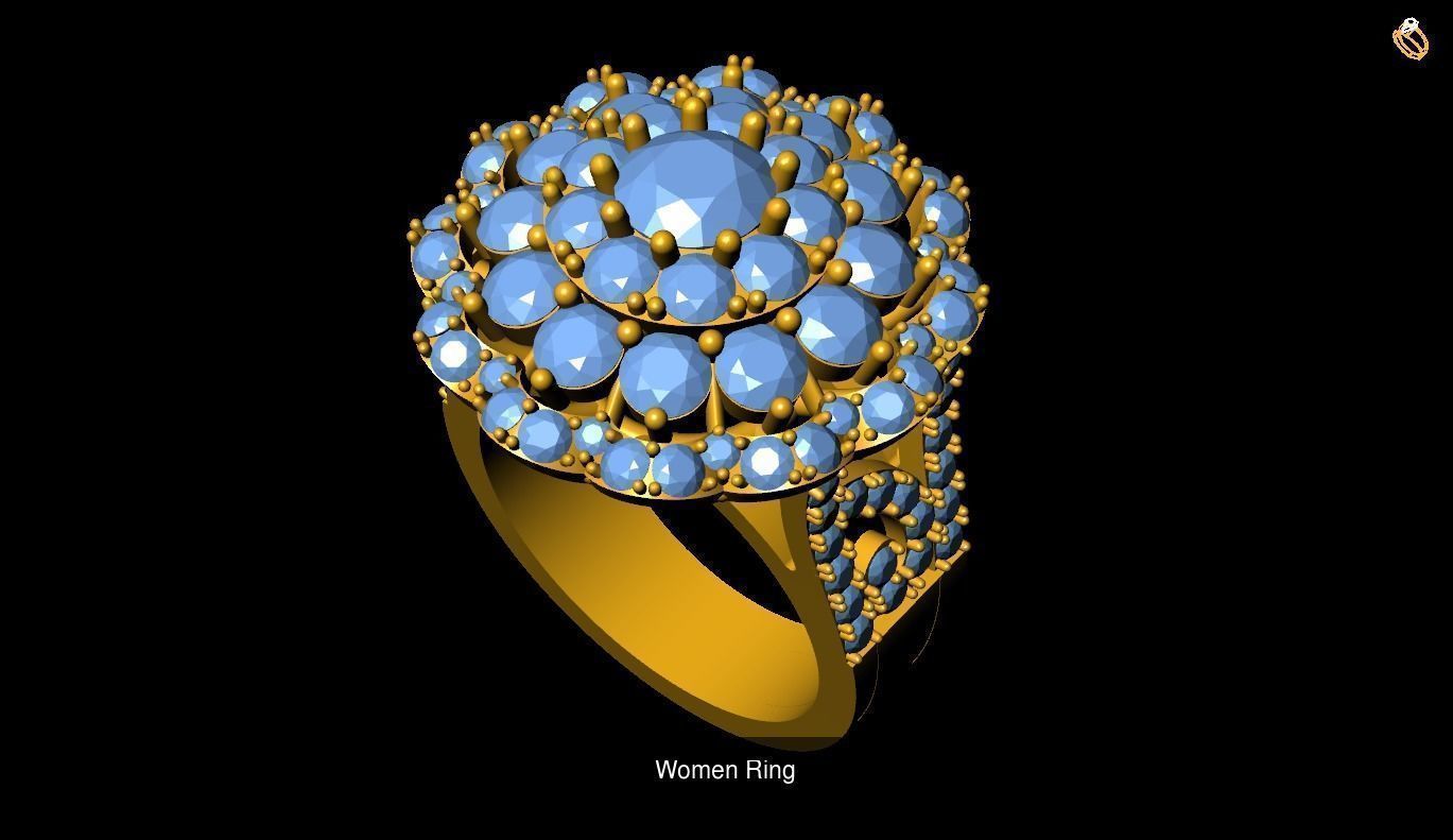 Girl Rings 3D Model Collection_82