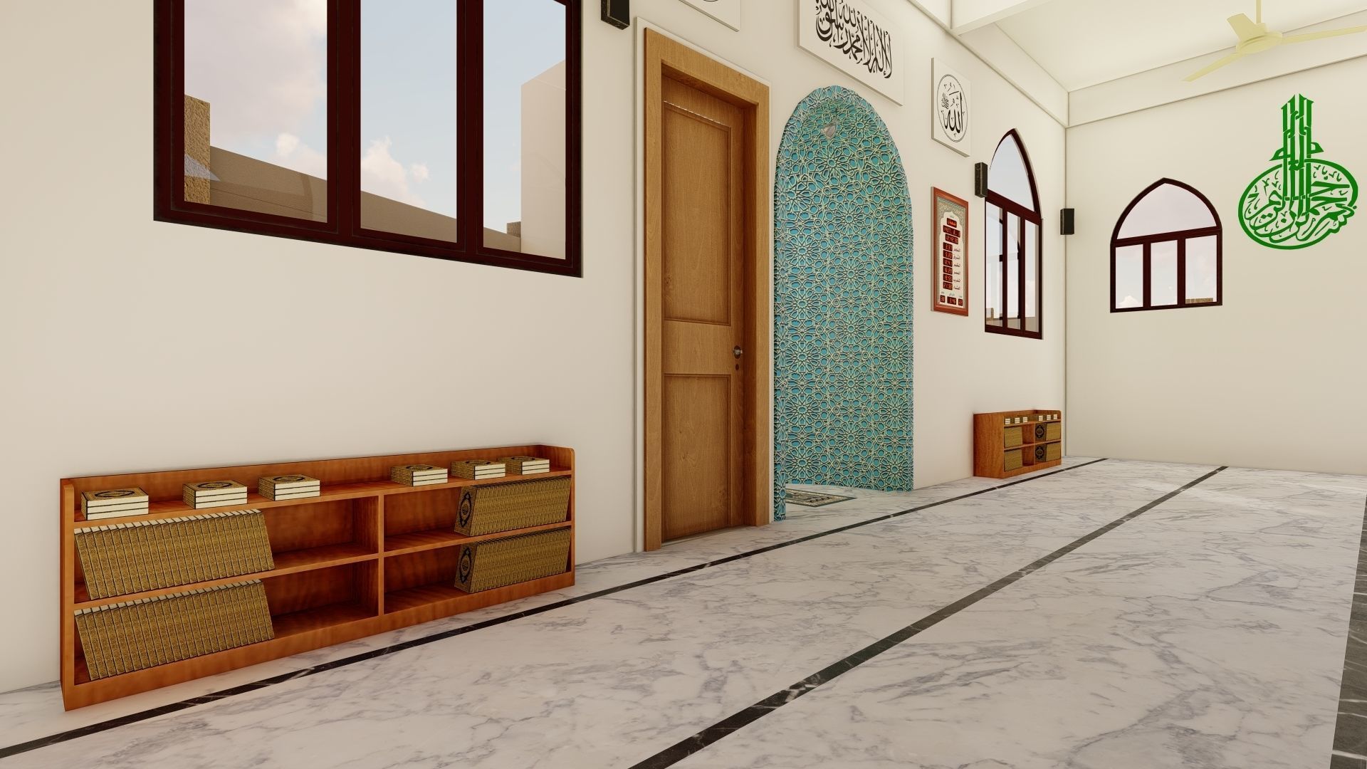 Masjid Mosque  Free 3D model_2