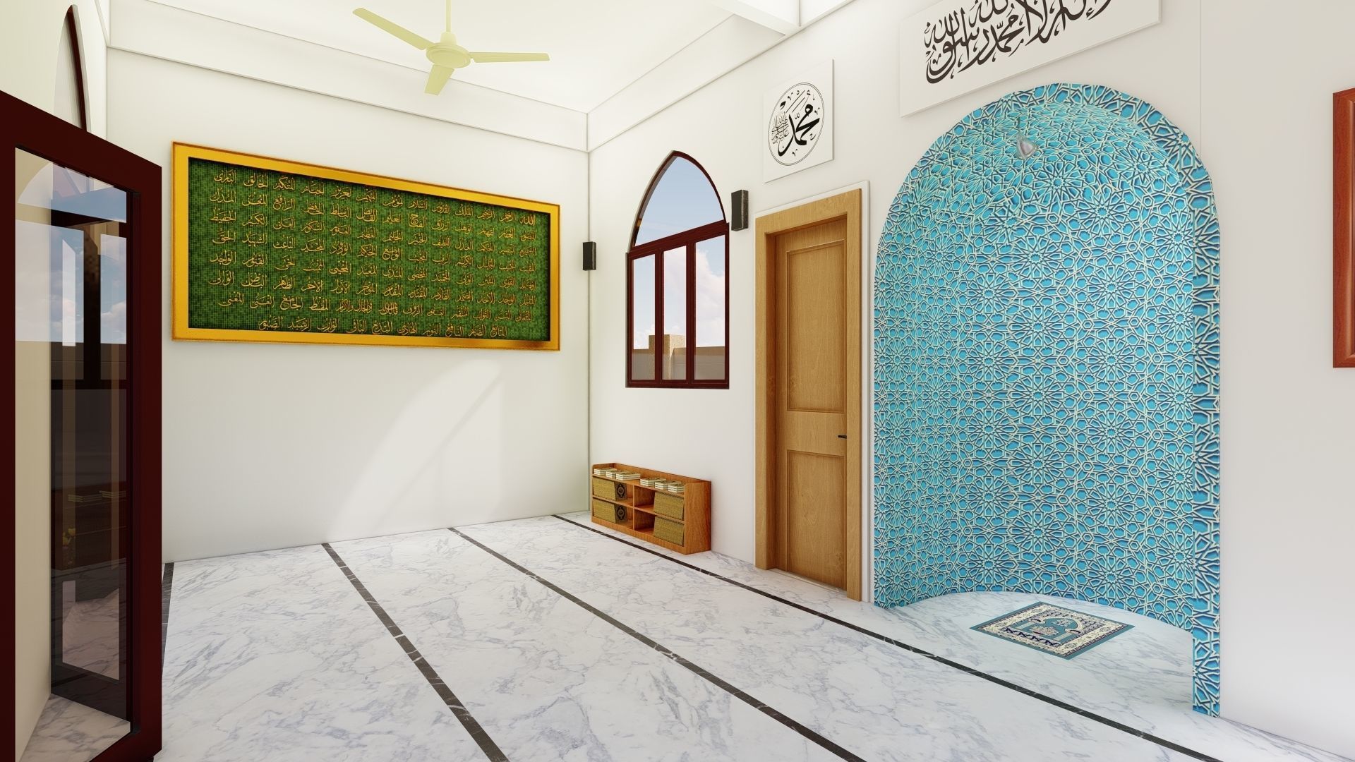 Masjid Mosque  Free 3D model_5