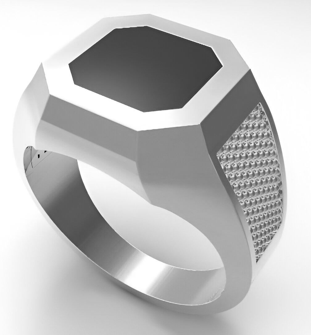 Mens Ring 3dm stl renders details 3D print model_2