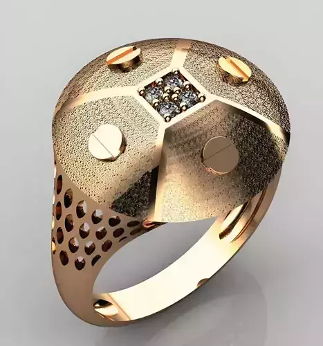Mens Ring 3dm stl renders details 