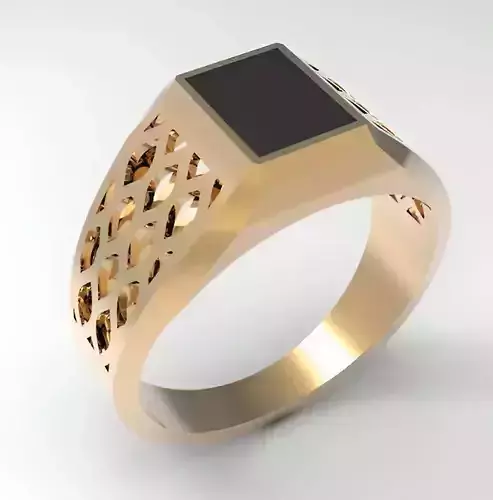 Mens Ring 3dm stl renders details 