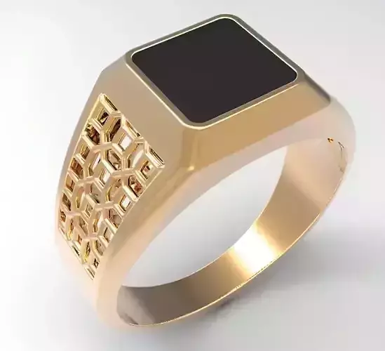 Mens Ring 3dm stl renders details 