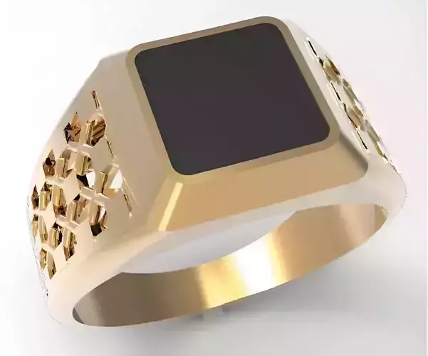 Mens Ring 3dm stl renders details 