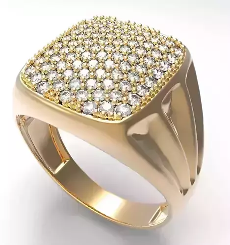 Mens Ring 3dm stl renders details 