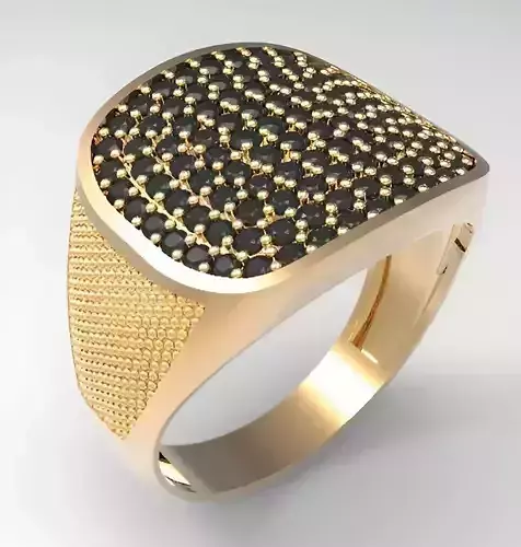 Mens Ring 3dm stl renders details 