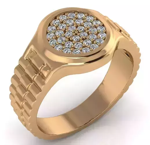 Mens Ring 3dm stl renders details 