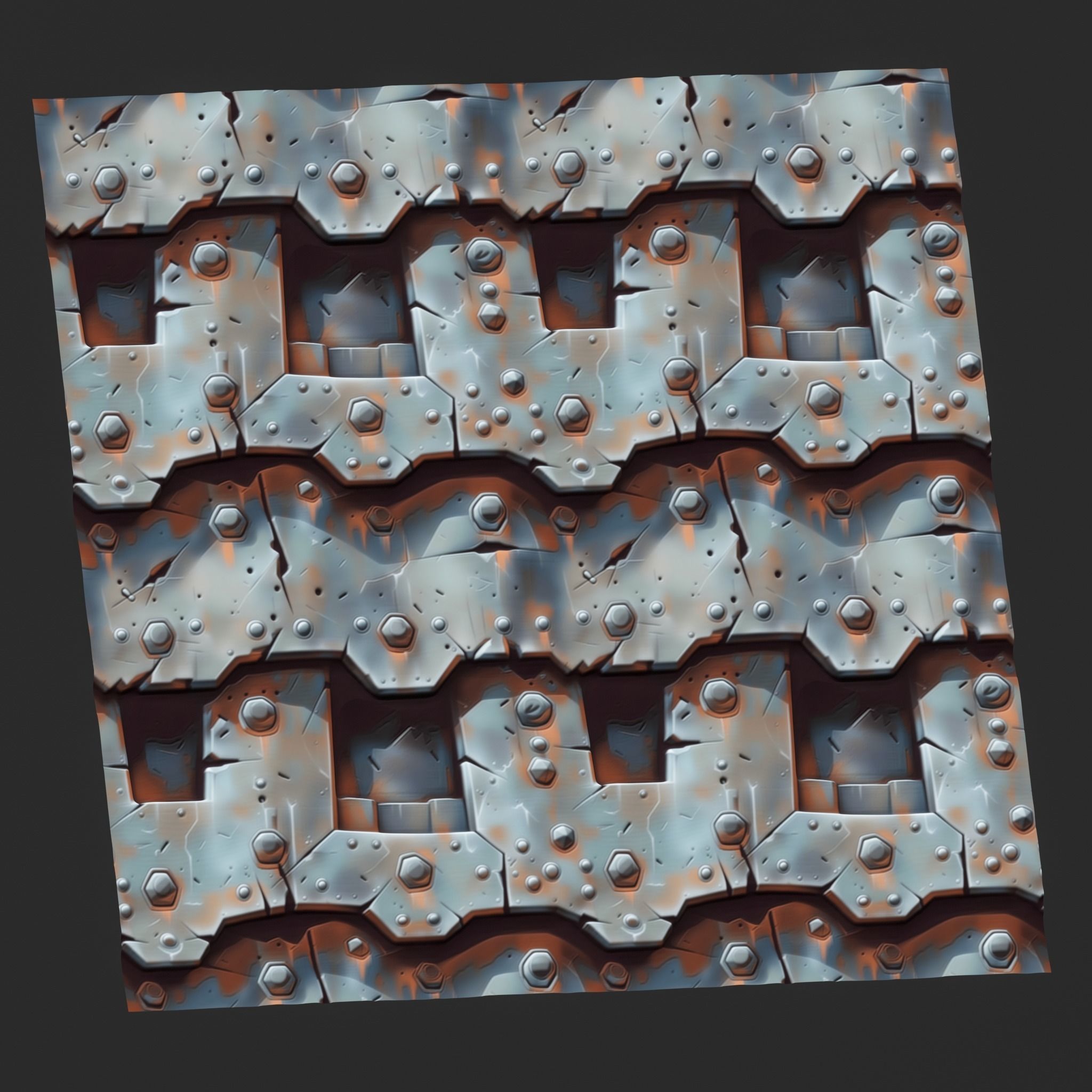 Stylized Metal Seamless Texture Texture_3