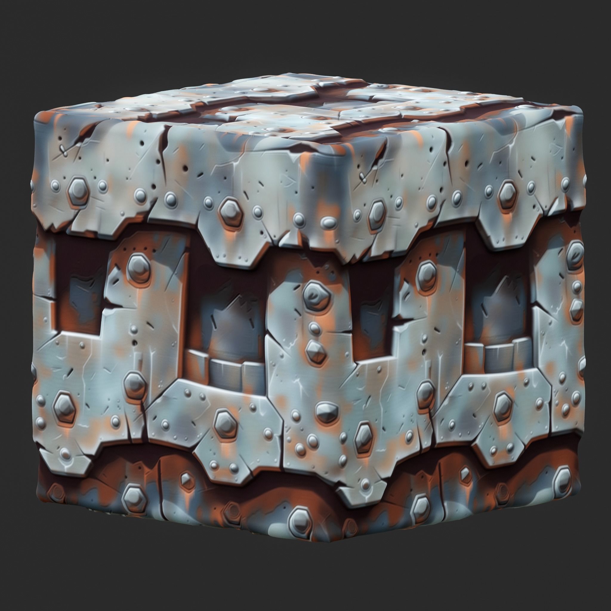 Stylized Metal Seamless Texture Texture_4