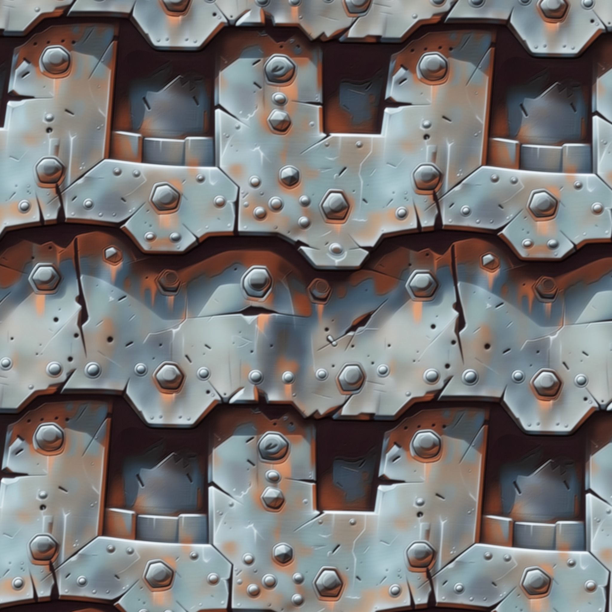 Stylized Metal Seamless Texture Texture_2