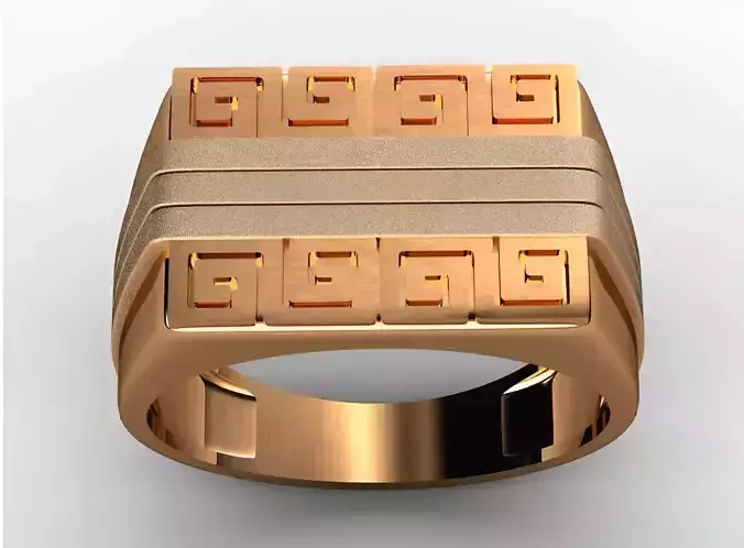 Mens Ring 3dm stl renders details 