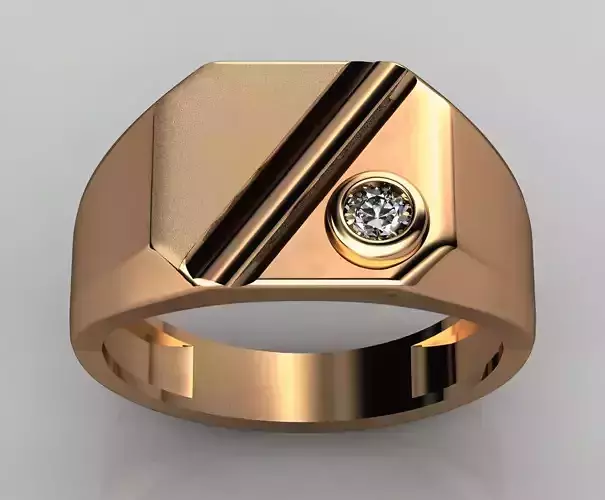Mens Ring 3dm stl renders details 