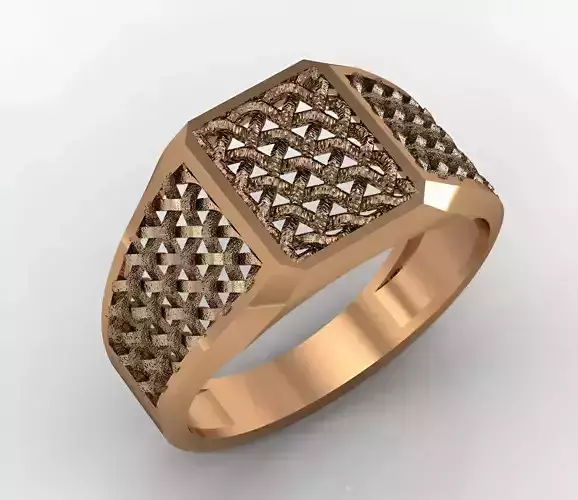 Mens Ring 3dm stl renders details 