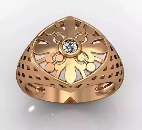 Mens Ring 3dm stl renders details 