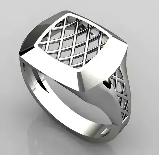 Mens Ring 3dm stl renders details 
