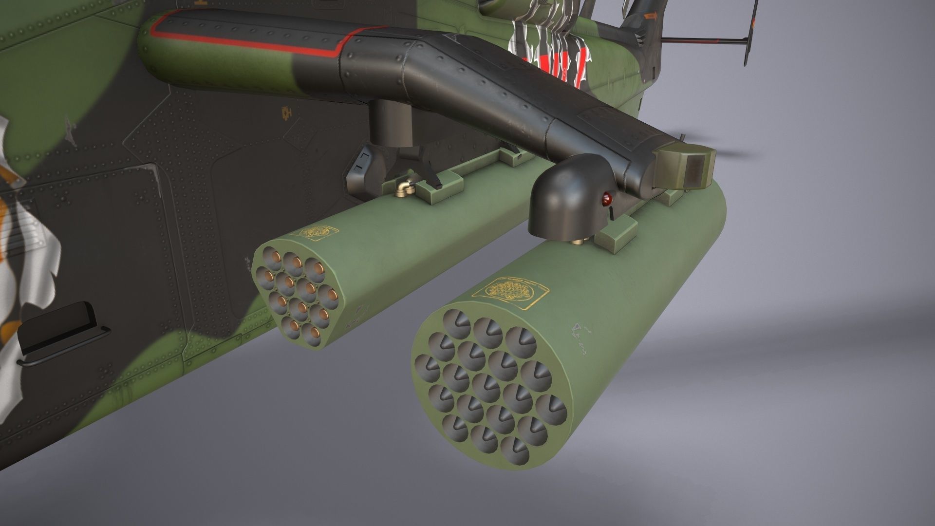  EC-665 Tiger HAC Germany Basic Animation Low-poly 3D model_21