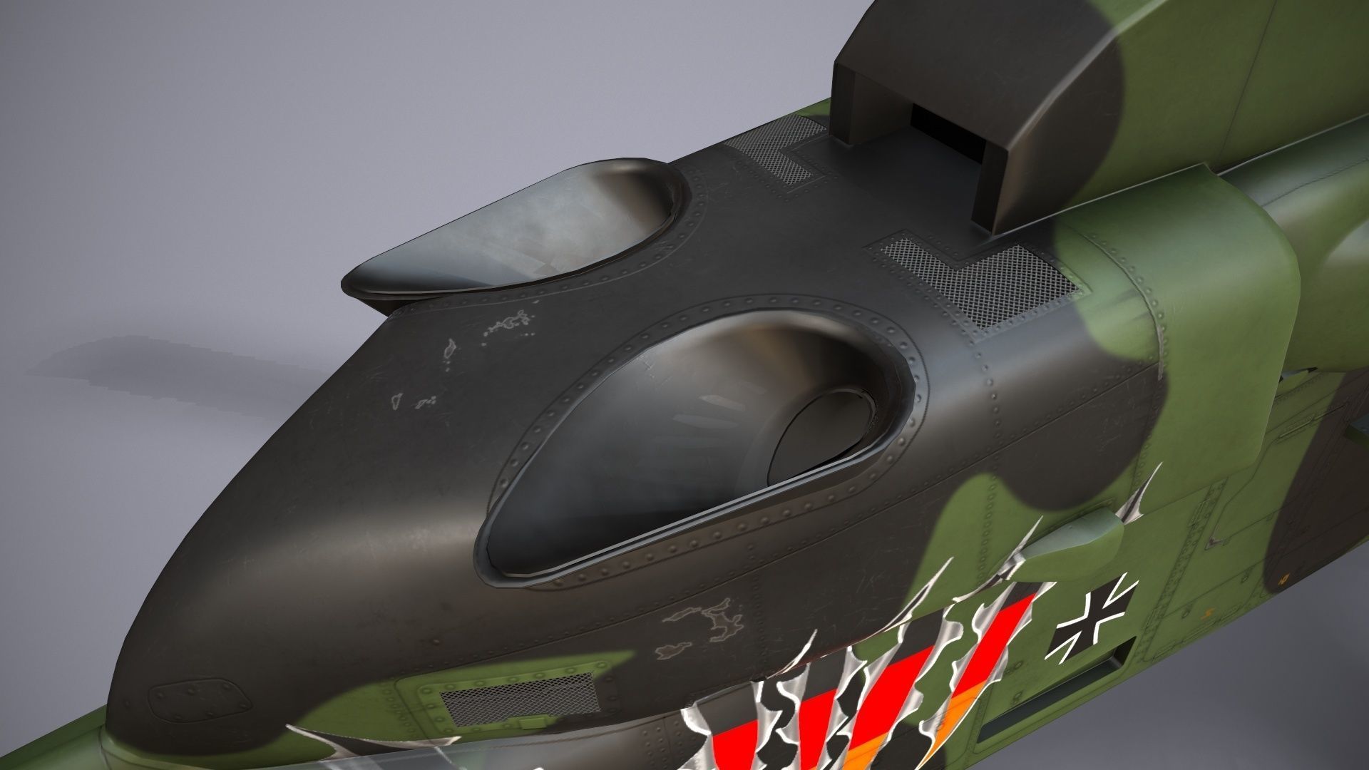  EC-665 Tiger HAC Germany Basic Animation Low-poly 3D model_15