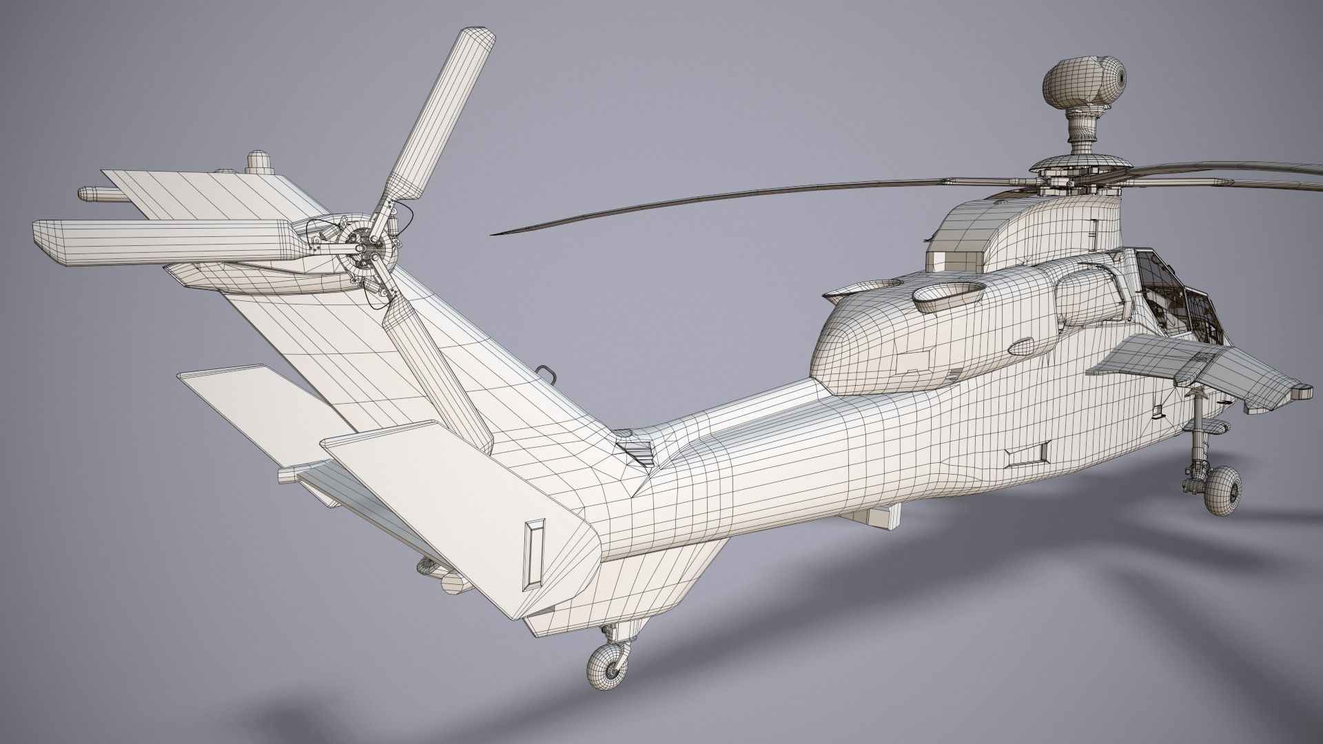  EC-665 Tiger HAC Germany Basic Animation Low-poly 3D model_54