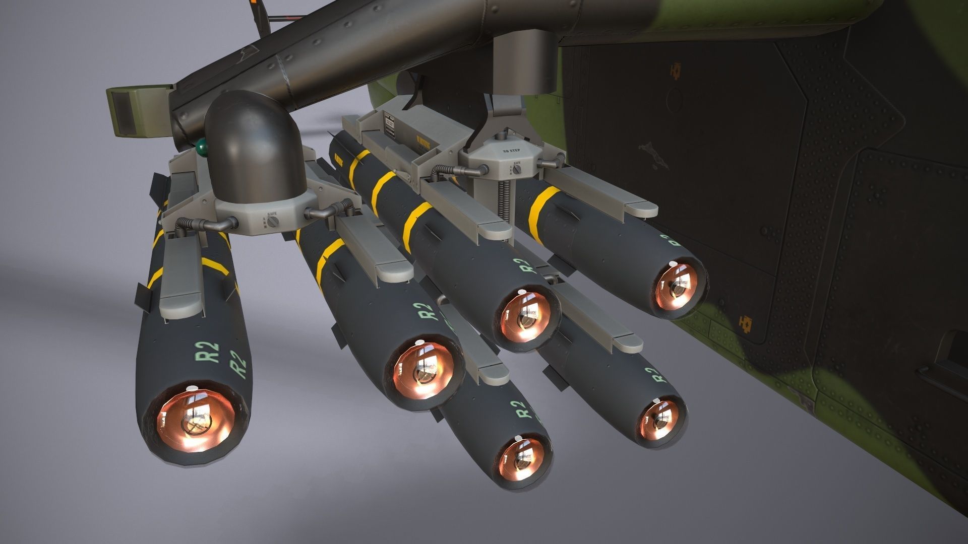  EC-665 Tiger HAC Germany Basic Animation Low-poly 3D model_25