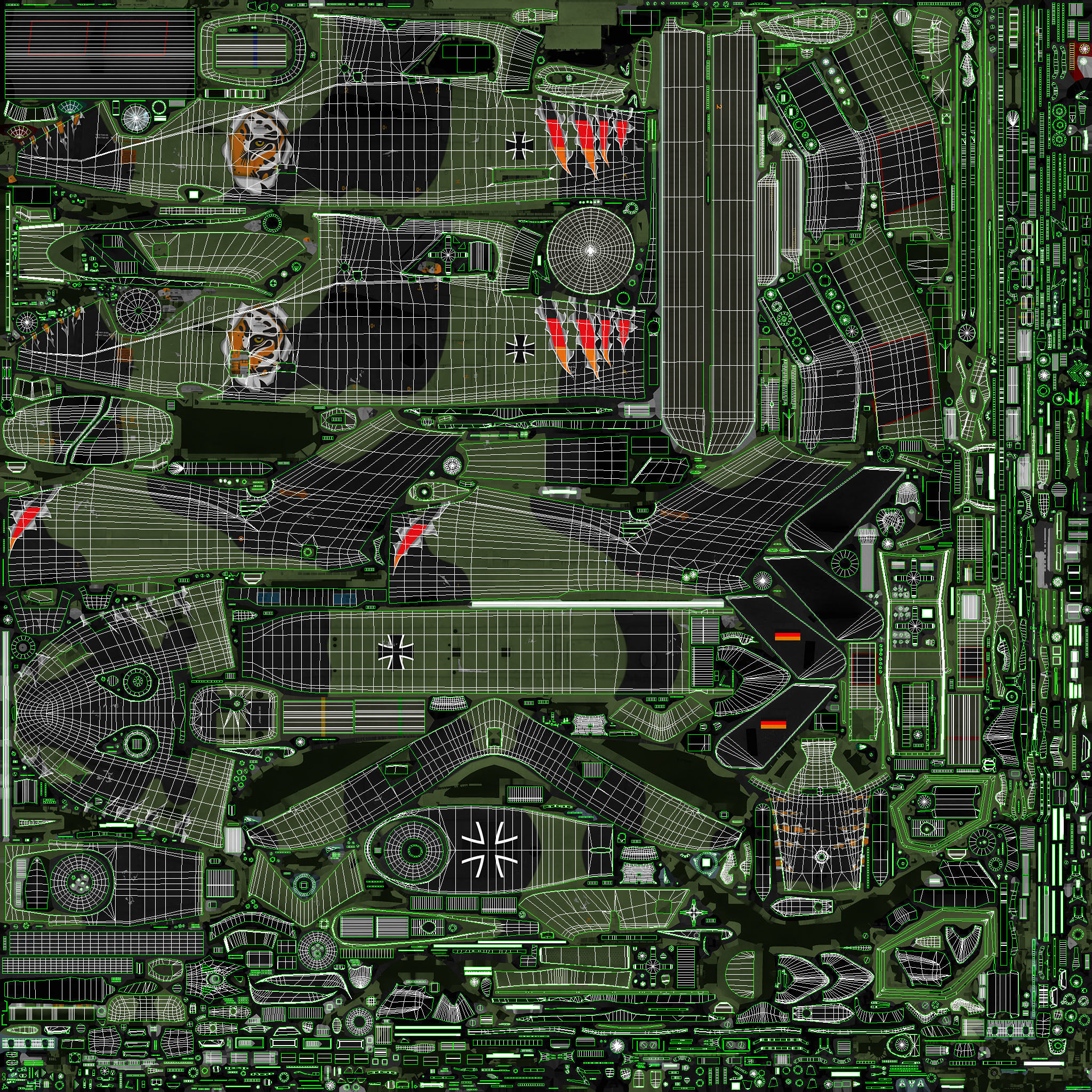  EC-665 Tiger HAC Germany Basic Animation Low-poly 3D model_62