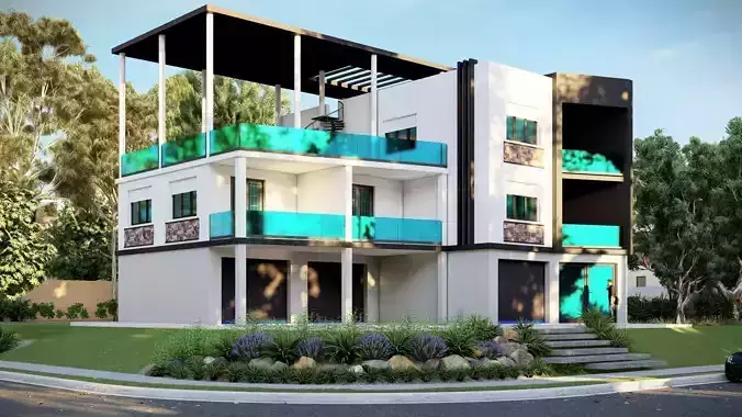 Pappino Villa 3D model