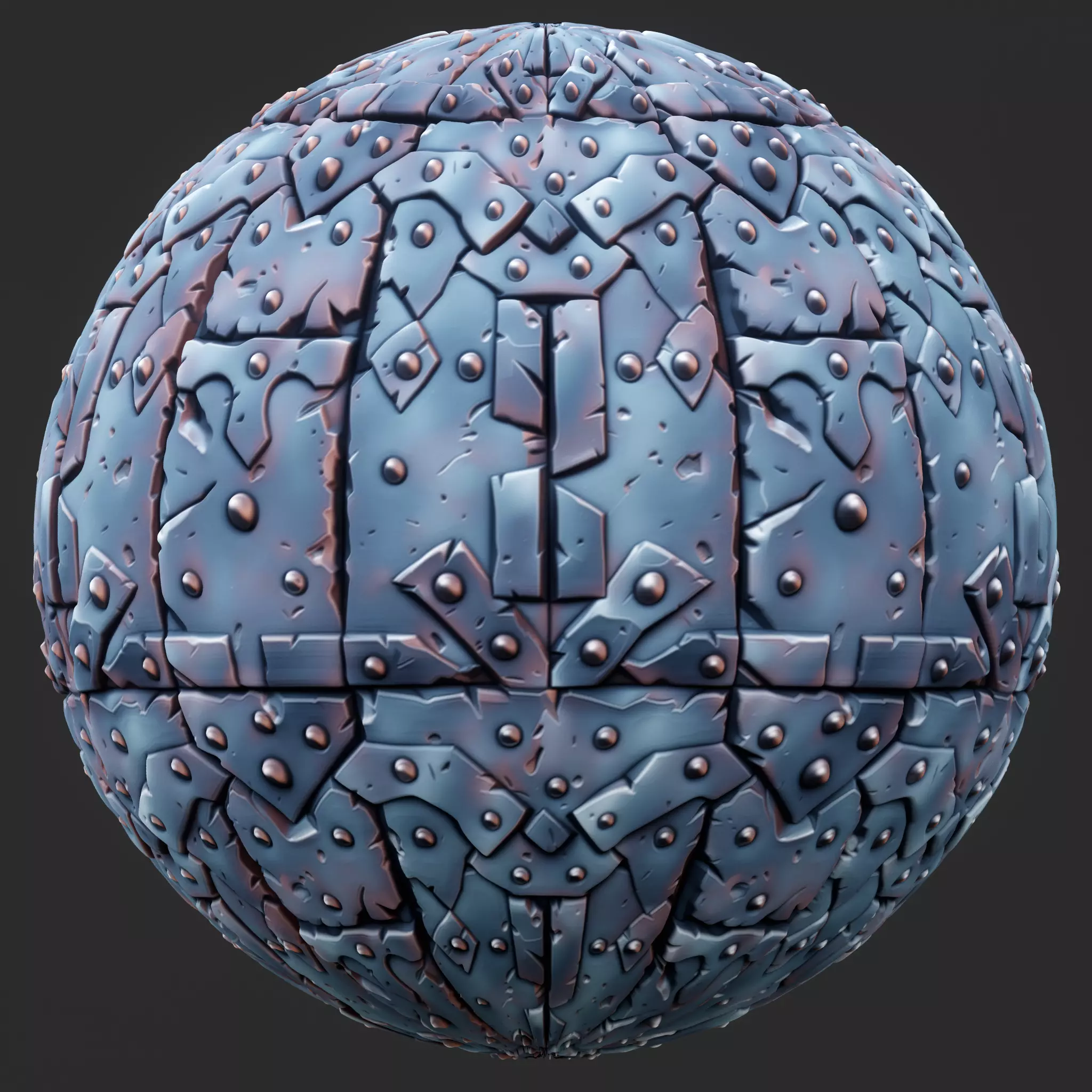 Stylized Metal Seamless Texture Texture