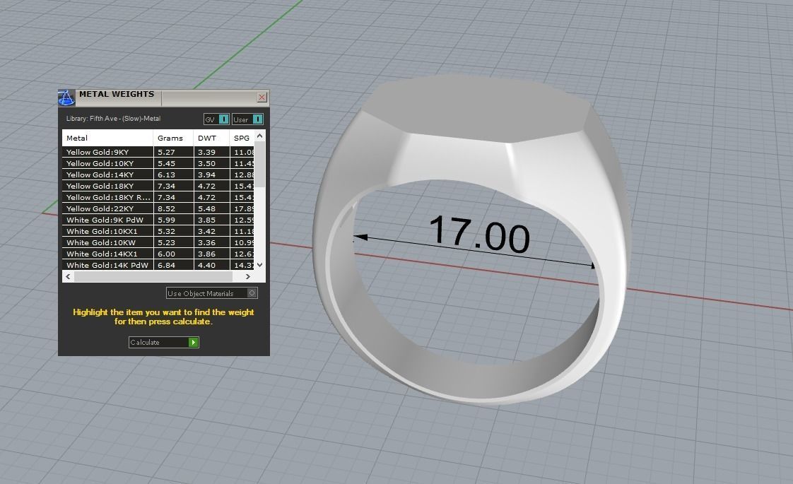 Signets rings Mix Size 3D print model_11