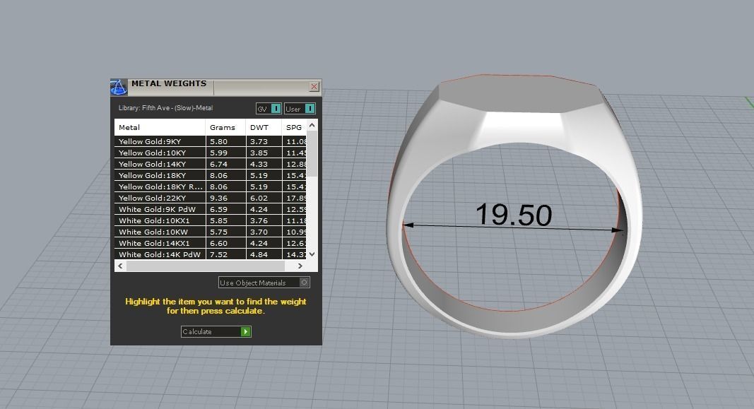 Signets rings Mix Size 3D print model_8